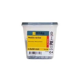 Bites PRO Medsraigtis - 4,0x50 mm Protect C4, T20, (200 vnt.) - lauko darbams