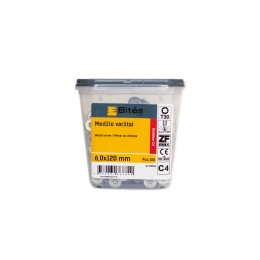 Bites PRO Medsraigtis - 6,0x120 mm Protect C4, T30, (100 vnt.) - lauko darbams