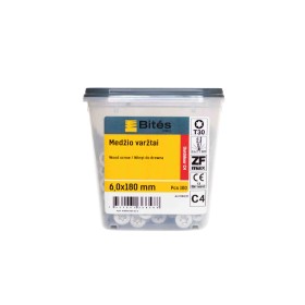 Bites PRO Medsraigtis - 6,0x180 mm Protect C4, T30, (100 vnt.) - lauko darbams