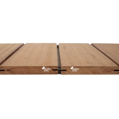 Terasinė egzotinės medienos lenta Jatoba 