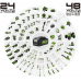 Suktuvas-gręžtuvas Greenworks (60N.m) 24V su 2Ah akumuliatoriumi