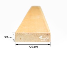 Statybinė pjautinė mediena 30x123x3000