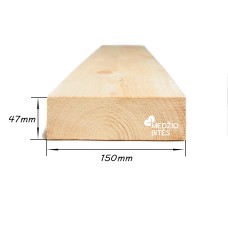 Statybinė pjautinė mediena 47x150x3600