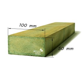 Statybinė impregnuota pjautinė mediena 50x100x6000