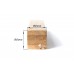 Klijuota maumedžio mediena 80x80x4000