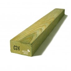 Kalibruota impregnuota graduota C24 mediena 