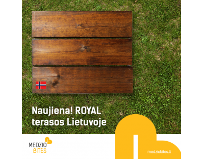 Naujovė Lietuvoje - ROYAL terasinės lentos 