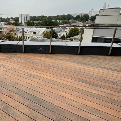 Terasos užbaigimo lenta Silvadec - Atmosphere Ipe 