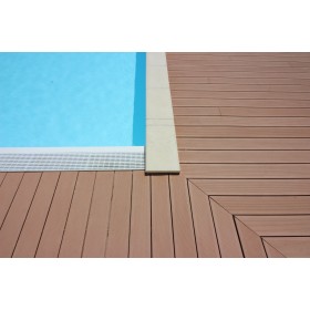 Terasinė medienos kompozito lenta (Silvadec - Grooved Elegance Light Brown) 23x138x6000