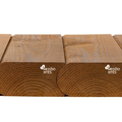 Termo sauna block 42x143x5100 pušis, AB rūšis